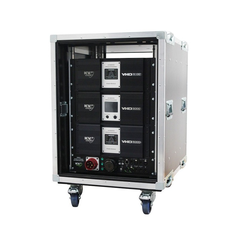 KV2 Audio Rack Case Skrzynia rack dla wzmacniaczy VHD5000, VHD5000S, VHD5100